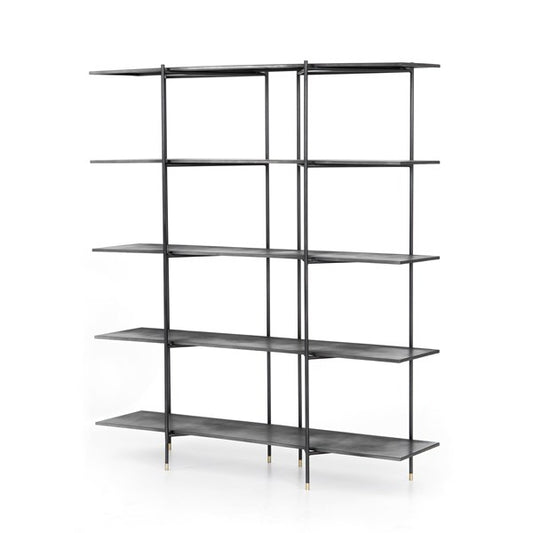 Vito Bookshelf-Distressed Iron