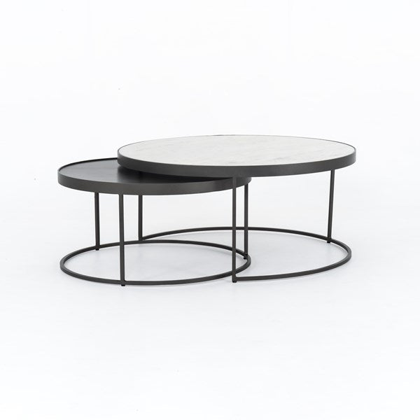 Evelyn Round Nesting Coffee Table