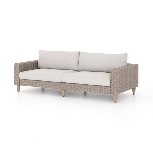 Remi Outdoor Sofa-90"-Stone Grey