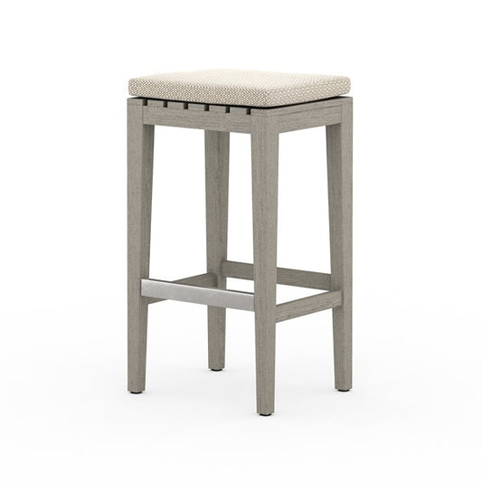 Dale Outdoor Bar Stool-Grey/Faye Sand