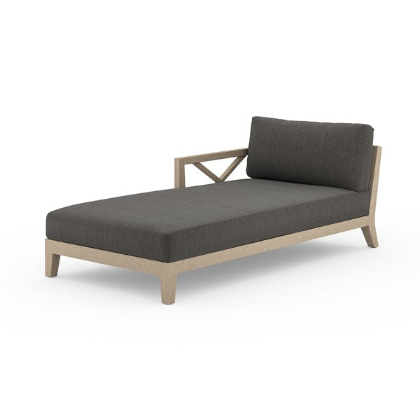 Huntington Outdoor Laf Chaise-Brown/Char