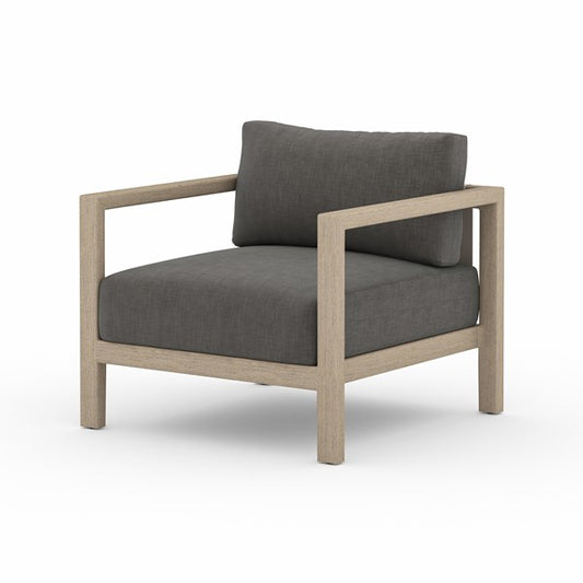 SONOMA OUTDOOR CHAIR, WASHED BROWN