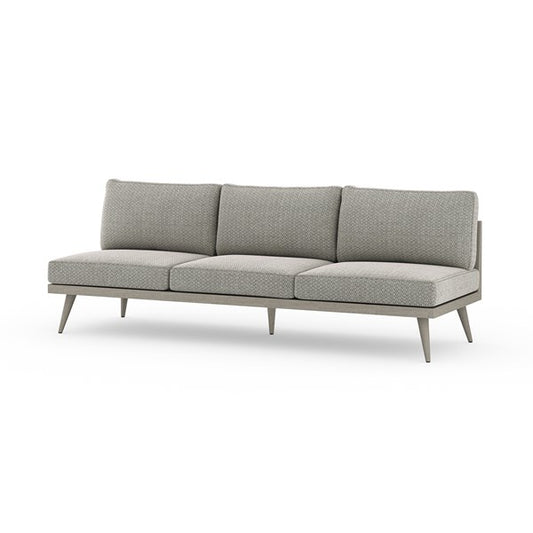 Tilly Outdoor Sofa-90"-Grey/Faye Ash