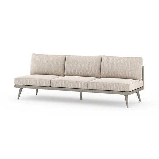 Tilly Outdoor Sofa-90"-Grey/Faye Sand