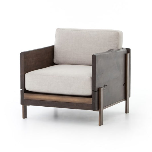 Woodrow Armchair-Dk Alder, Bennett Moon