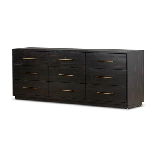 Suki 9 Drawer Dresser-Burnished Black