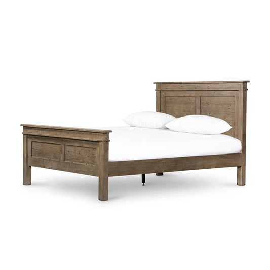 SETTLER QTA QUEEN PLATFORM BED-SUNDRIED