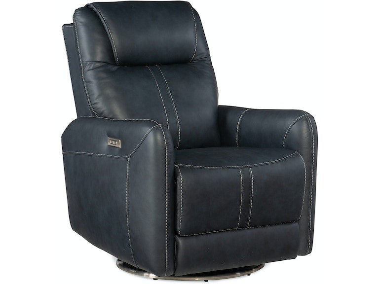 Steffen Swivel Power Recliner with Power Headrest