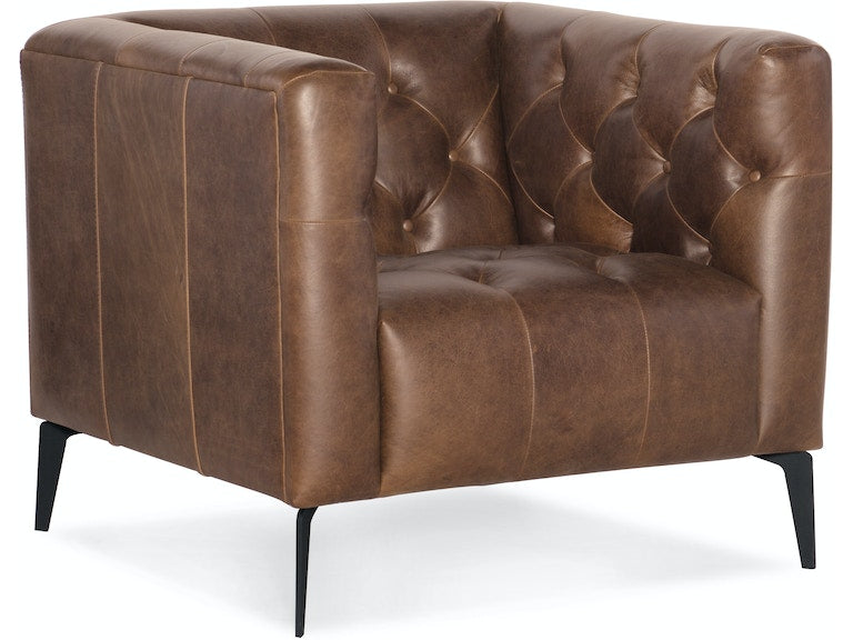 Nicolla Leather Stationary Chair